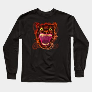 Abstract Panther Long Sleeve T-Shirt